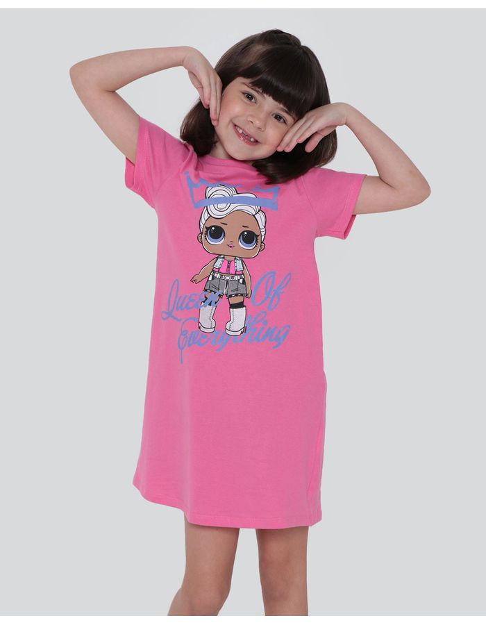 Vestido-Infantil-Lol-Surprise-Rosa