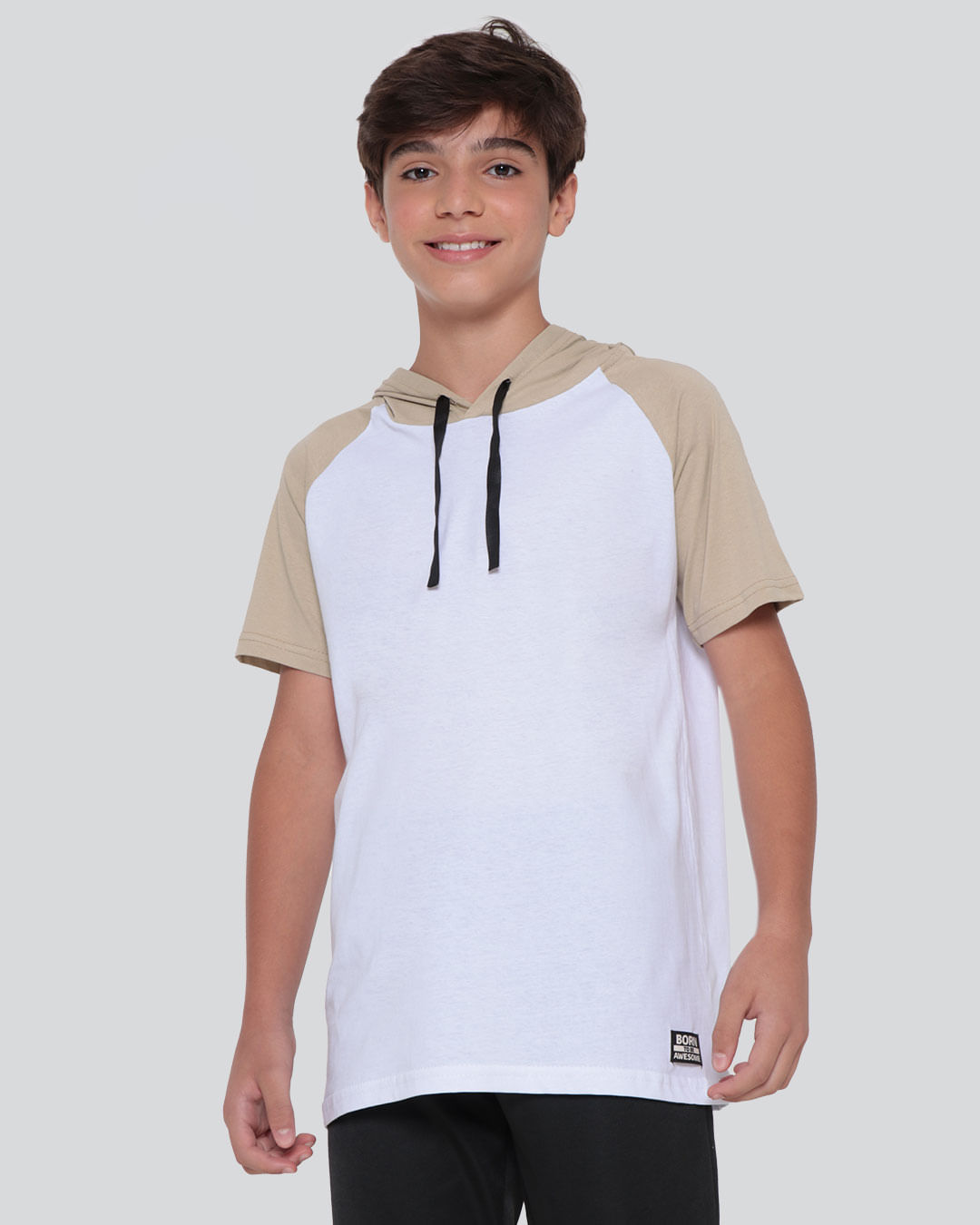 Camiseta-Juvenil-Capuz-Recorte-Branca