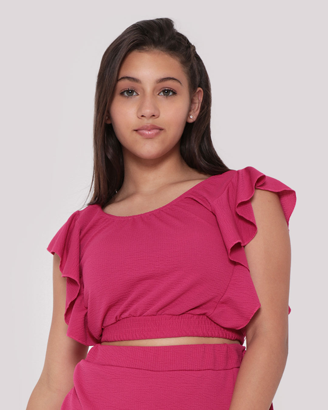 Blusa-Cropped-Juvenil-Babados-Rosa-Escuro