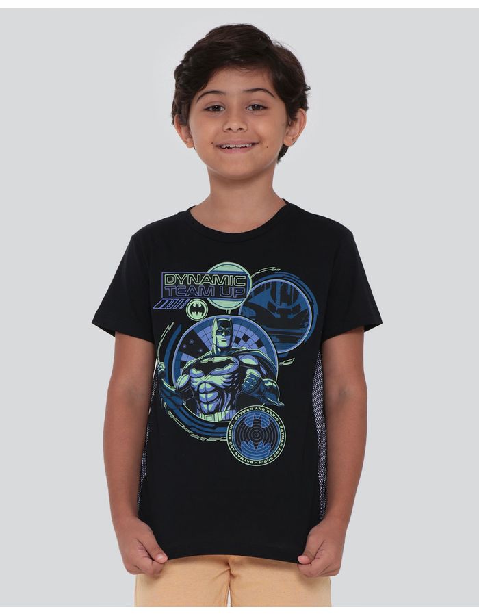 Camiseta-Infantil-Batman-Liga-da-Justica-Preto-