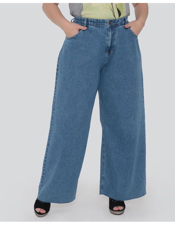 Calca-Jeans-Plus-Size-Feminina-Pantalona-Azul-Claro