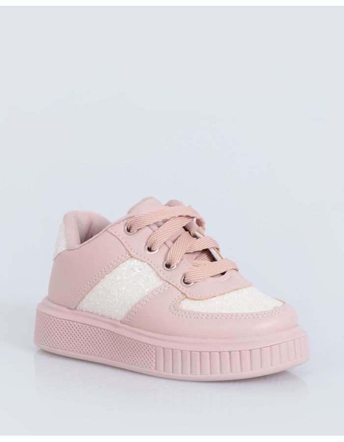 Tenis-Bebe-Flatform-Glitter-Bege-Medio