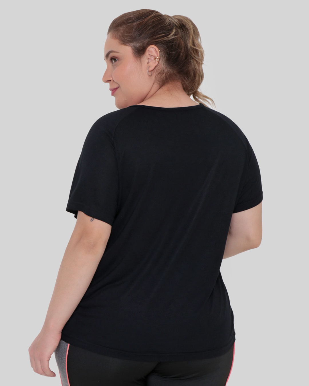 Blusa-Feminina-Plus-Size-Fitness-Estampa-NYC-Fitter-Preta