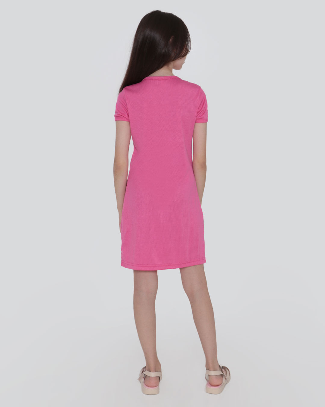 Vestido-Juvenil-Canelado-Basico-Rosa