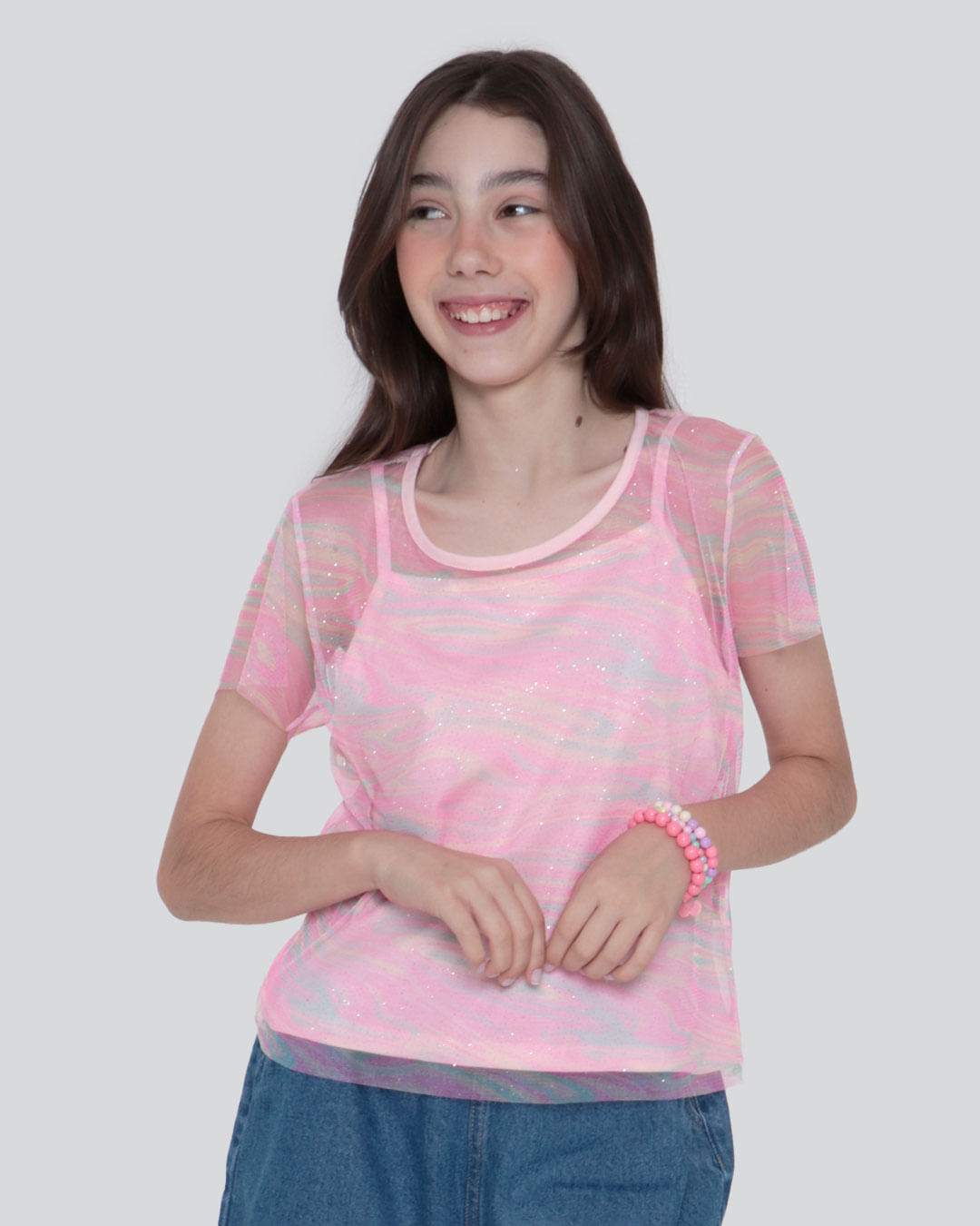 Blusa-Juvenil-Sobreposicao-Tule-Rosa