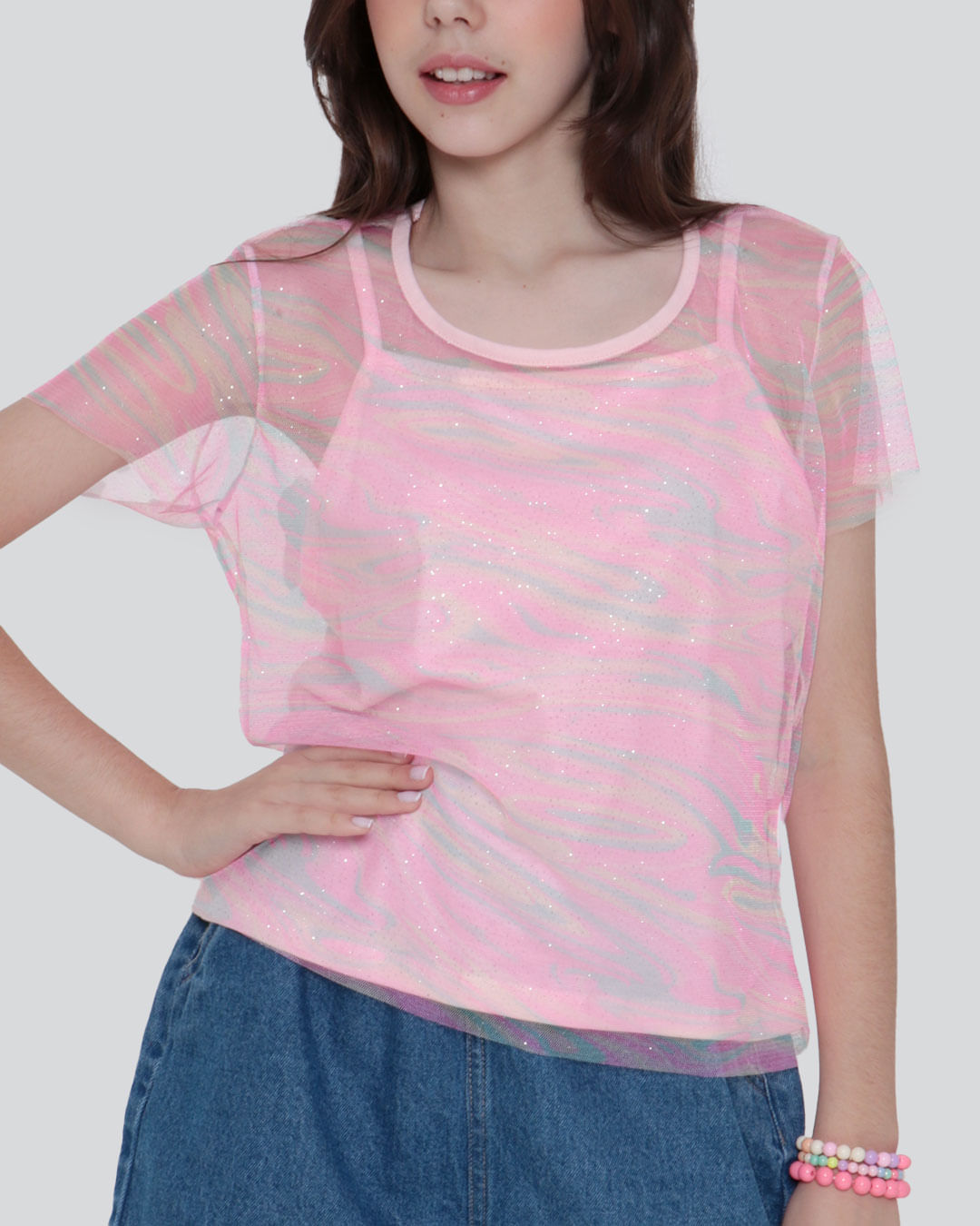 Blusa-Juvenil-Sobreposicao-Tule-Rosa