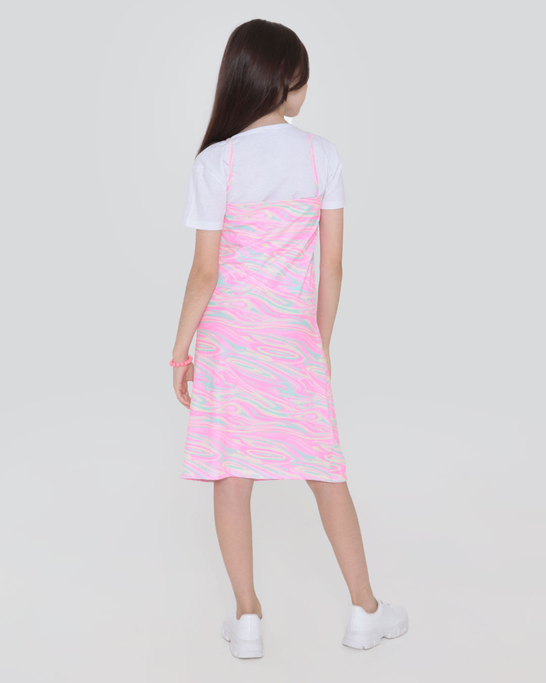 Vestido-Juvenil-Canelado-Estampado-Rosa