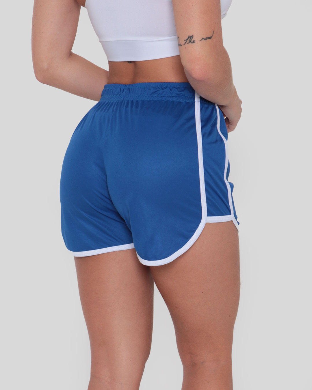 Short-Feminino-Fitness-Fitter-Boxer-Azul