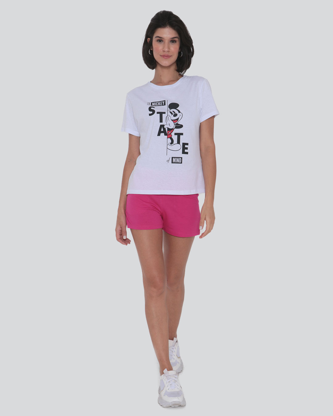 Camiseta-Feminina-Mickey-Mouse-Disney-Branco