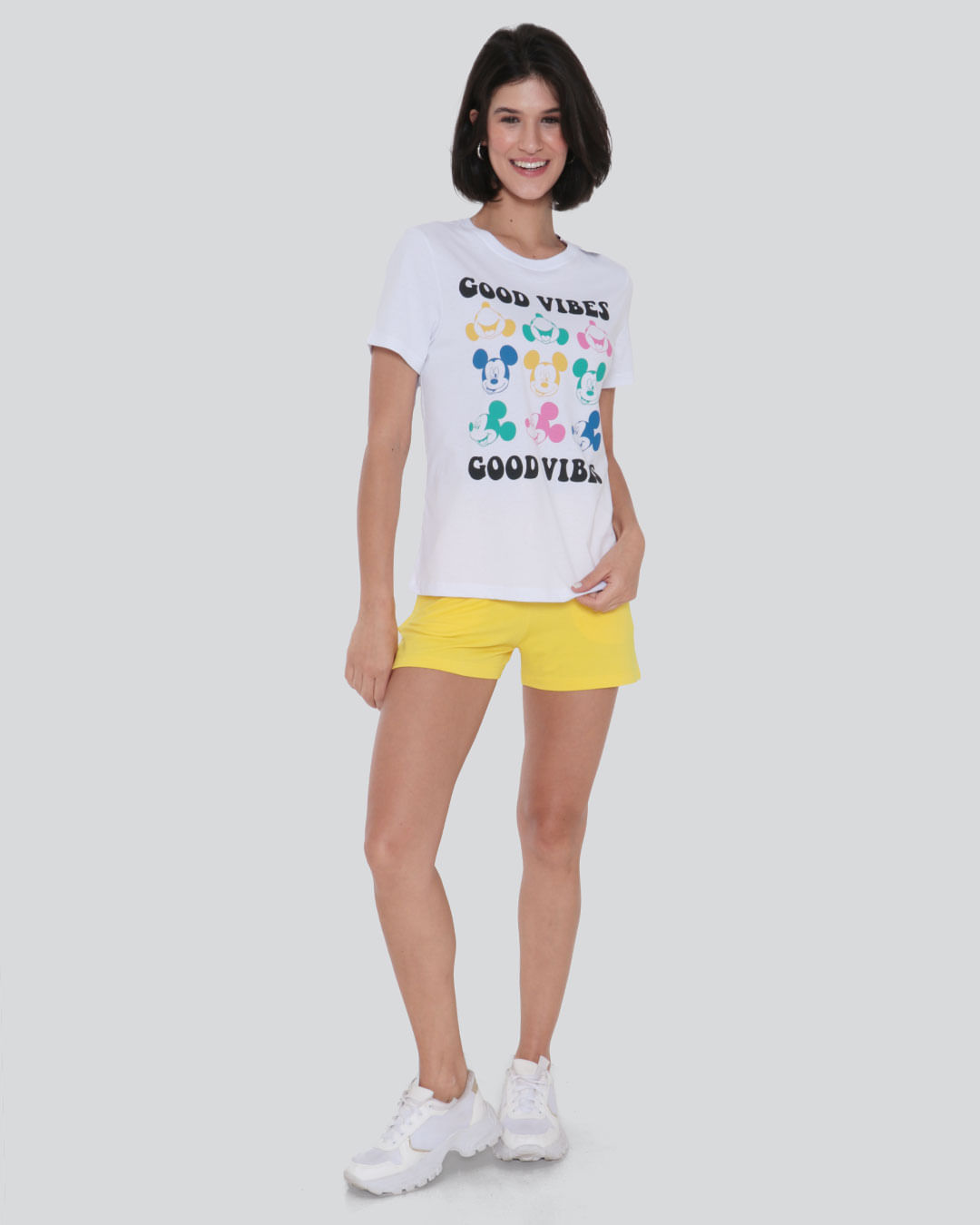 Camiseta-Feminina-Mickey-Disney-Branca