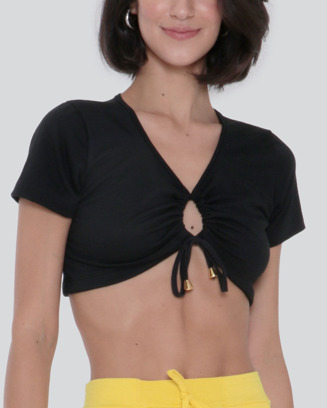 Blusa-Feminina-Cropped-Colisse-Preta