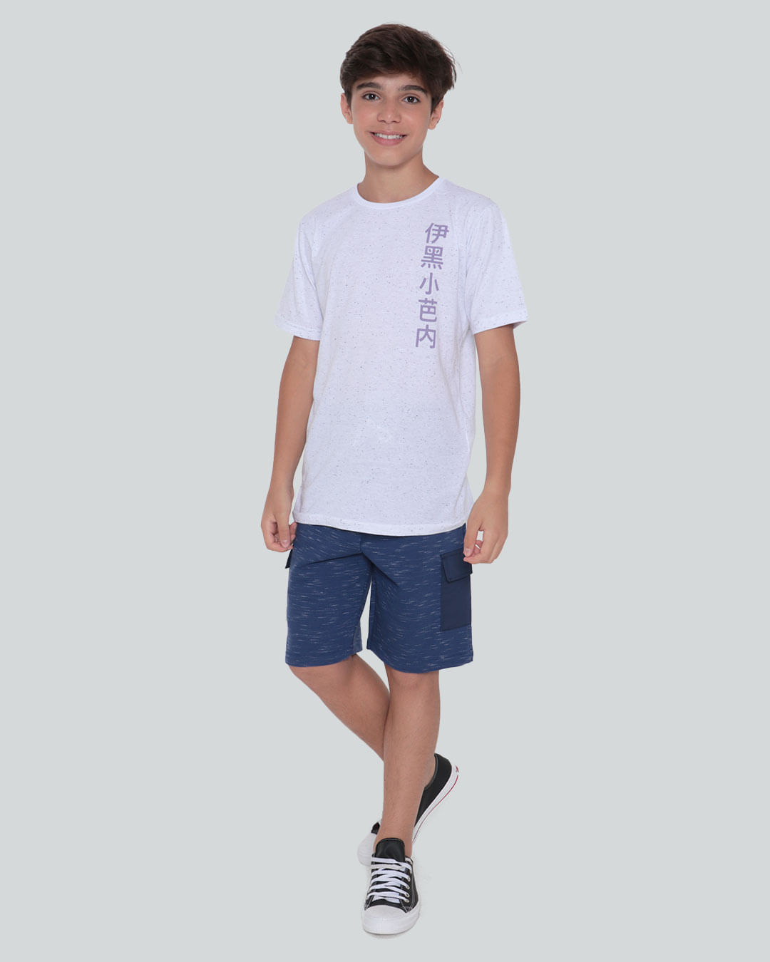 Camiseta-Juvenil-Botone-Anime-Branca