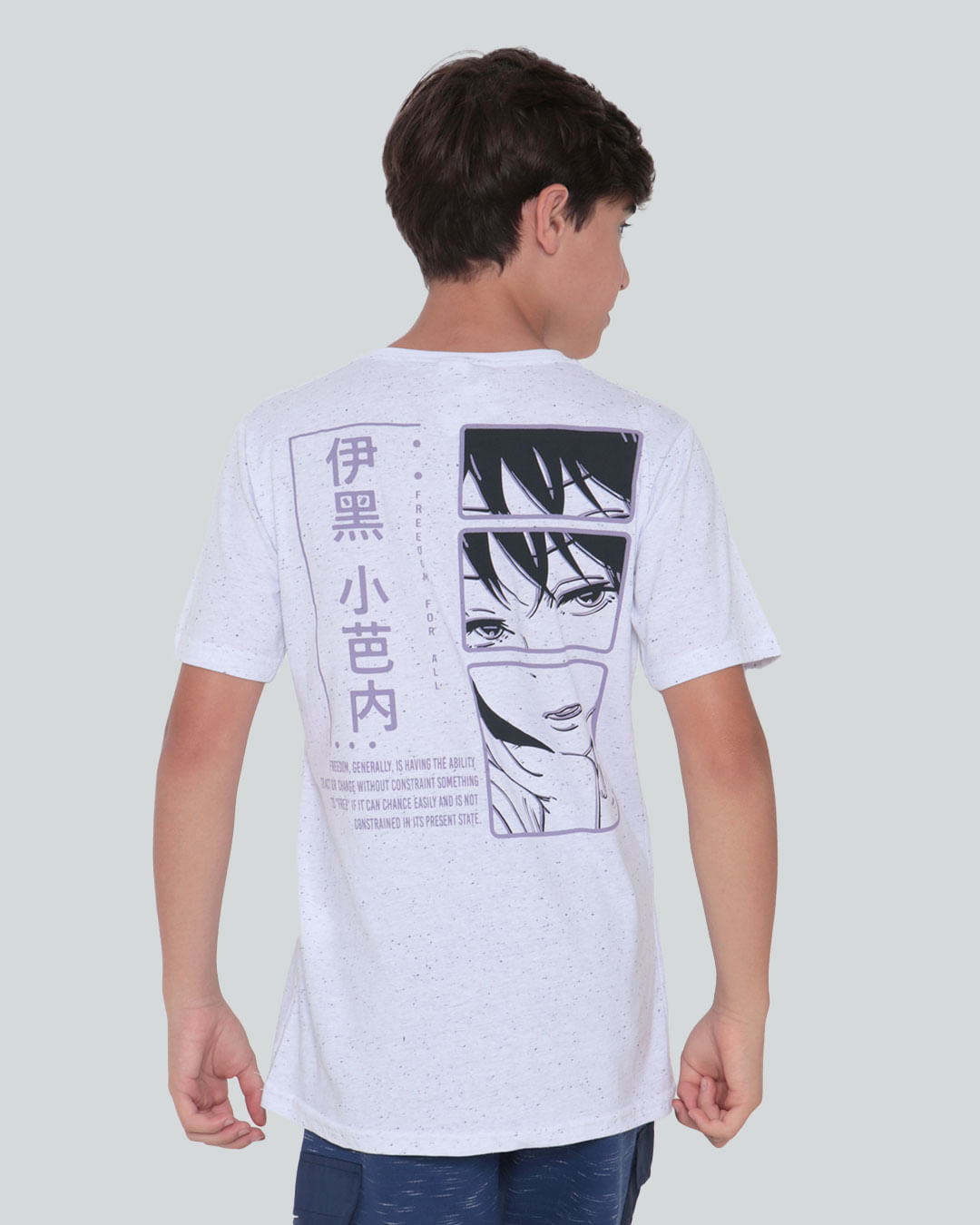 Camiseta-Juvenil-Botone-Anime-Branca