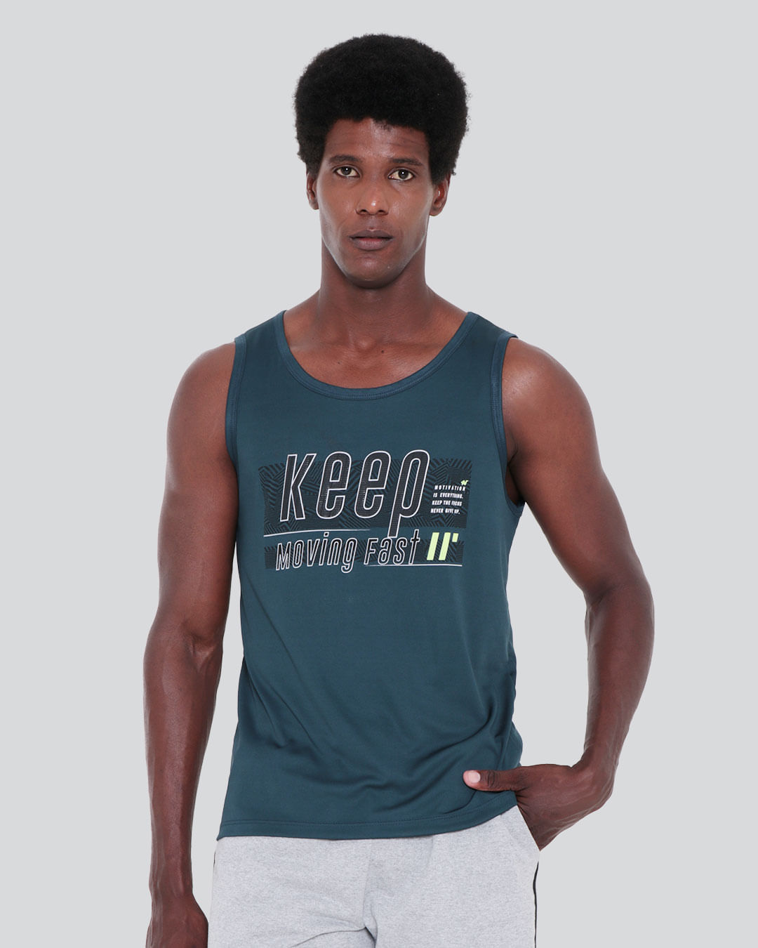 Regata-Masculina-Fitness-Verde-Escuro