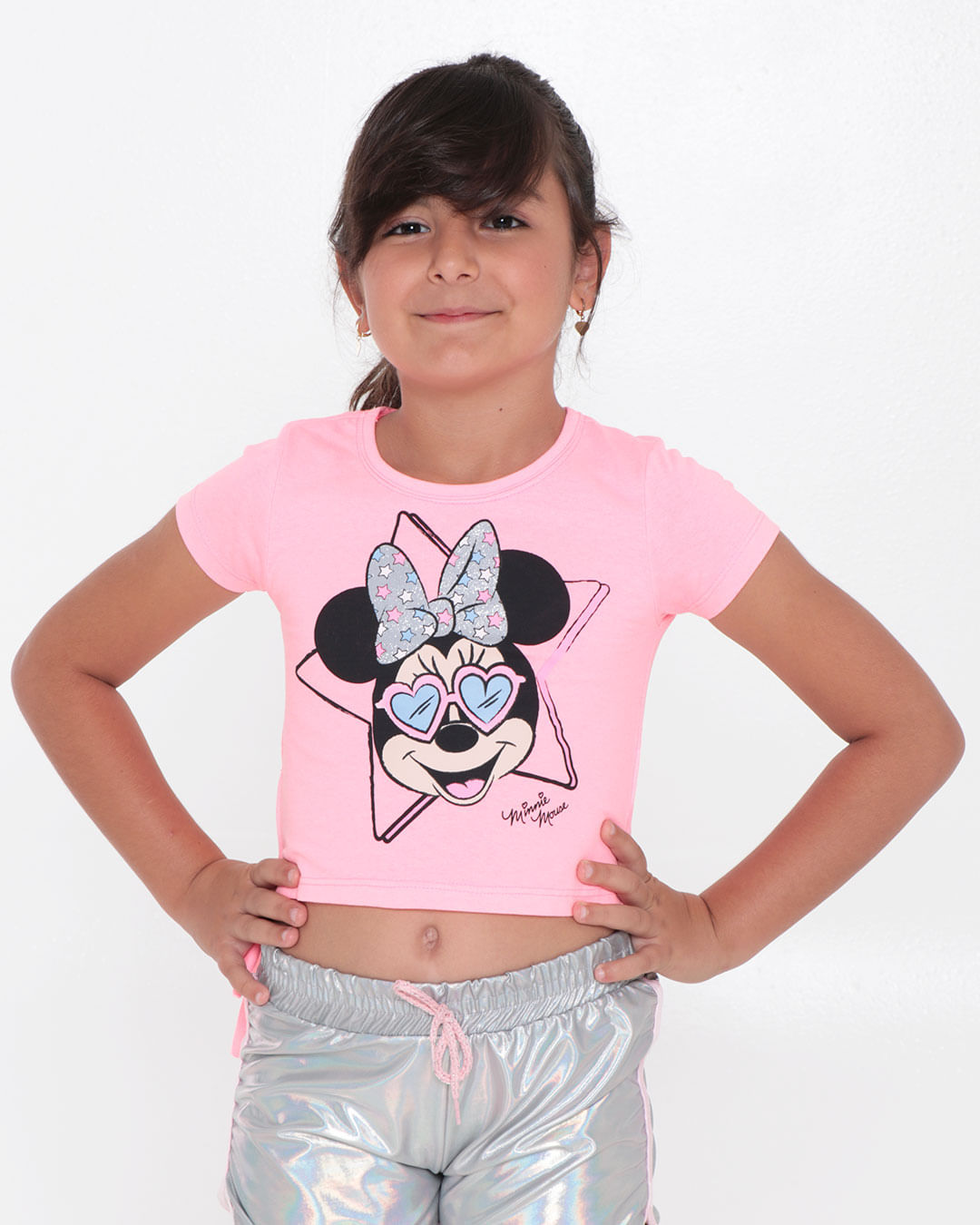 Blusa-Infantil-Estampa-Minnie-Mouse-Disney-Neon-Rosa