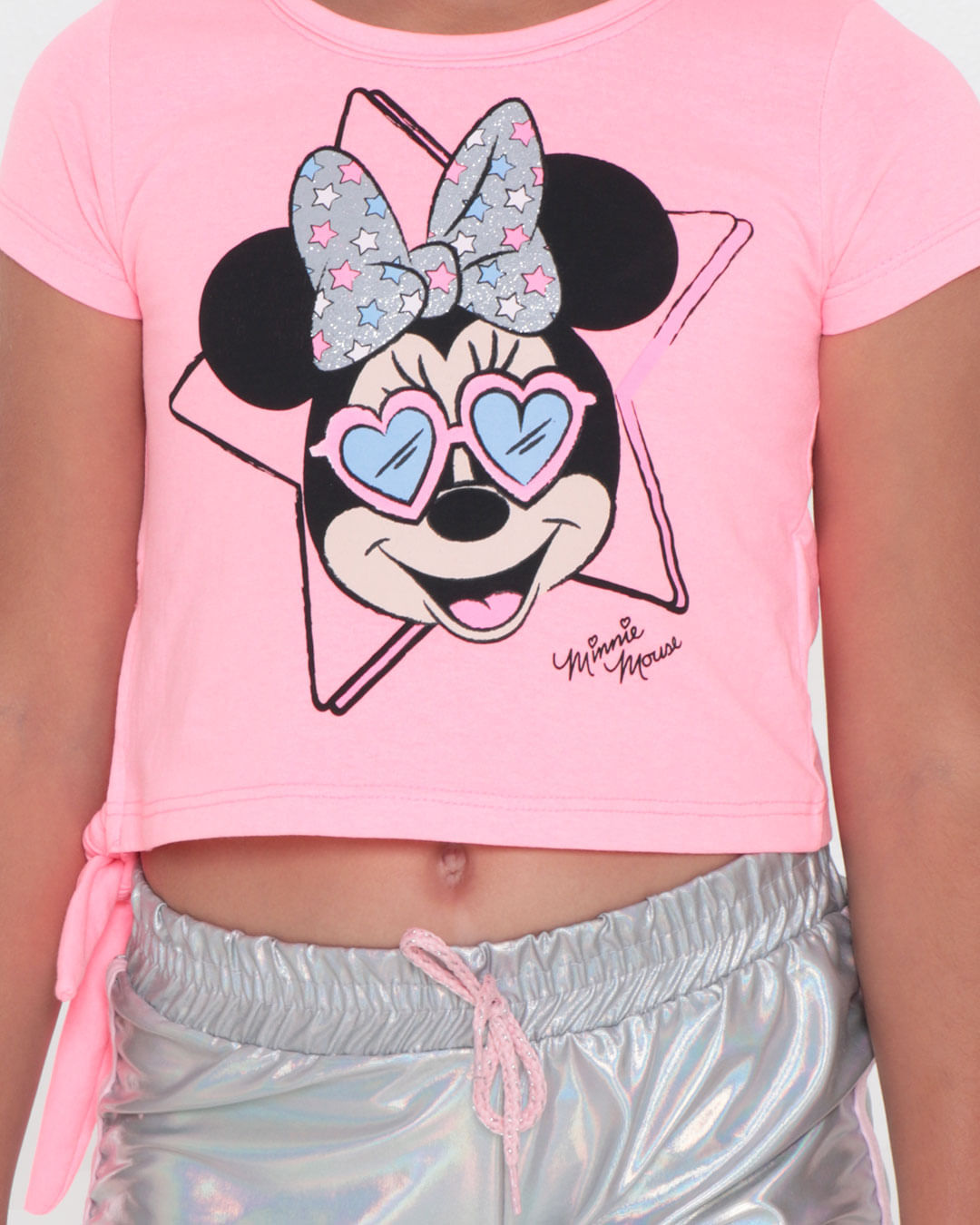 Blusa-Infantil-Estampa-Minnie-Mouse-Disney-Neon-Rosa