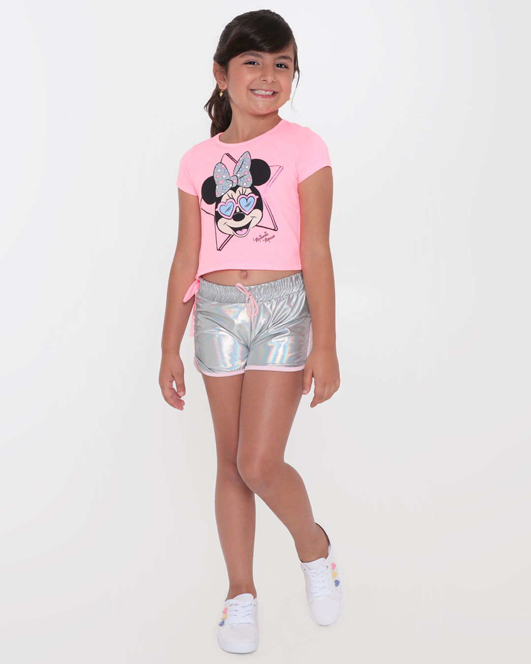 Blusa-Infantil-Estampa-Minnie-Mouse-Disney-Neon-Rosa