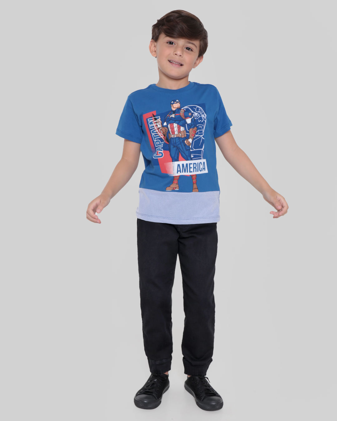 Camiseta-Infantil-Marvel-Capitao-America-Azul