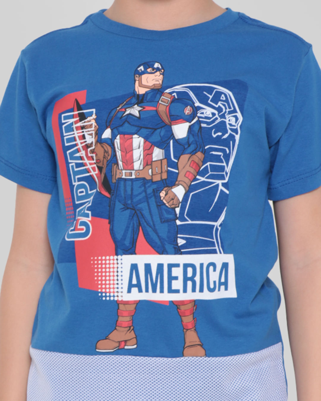 Camiseta-Infantil-Marvel-Capitao-America-Azul