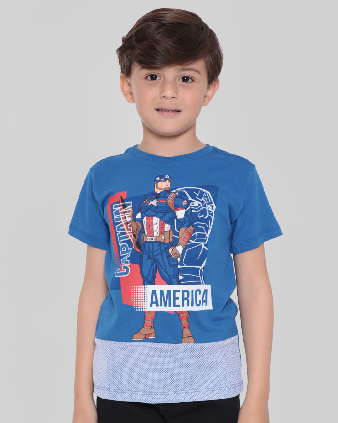 Camiseta-Infantil-Marvel-Capitao-America-Azul