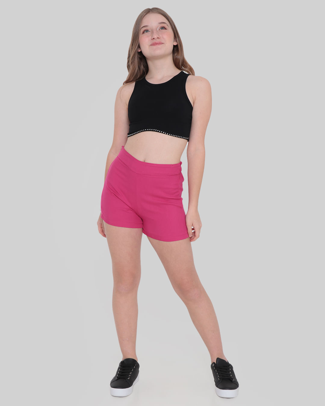 Short-Juvenil-Viscose-Rosa