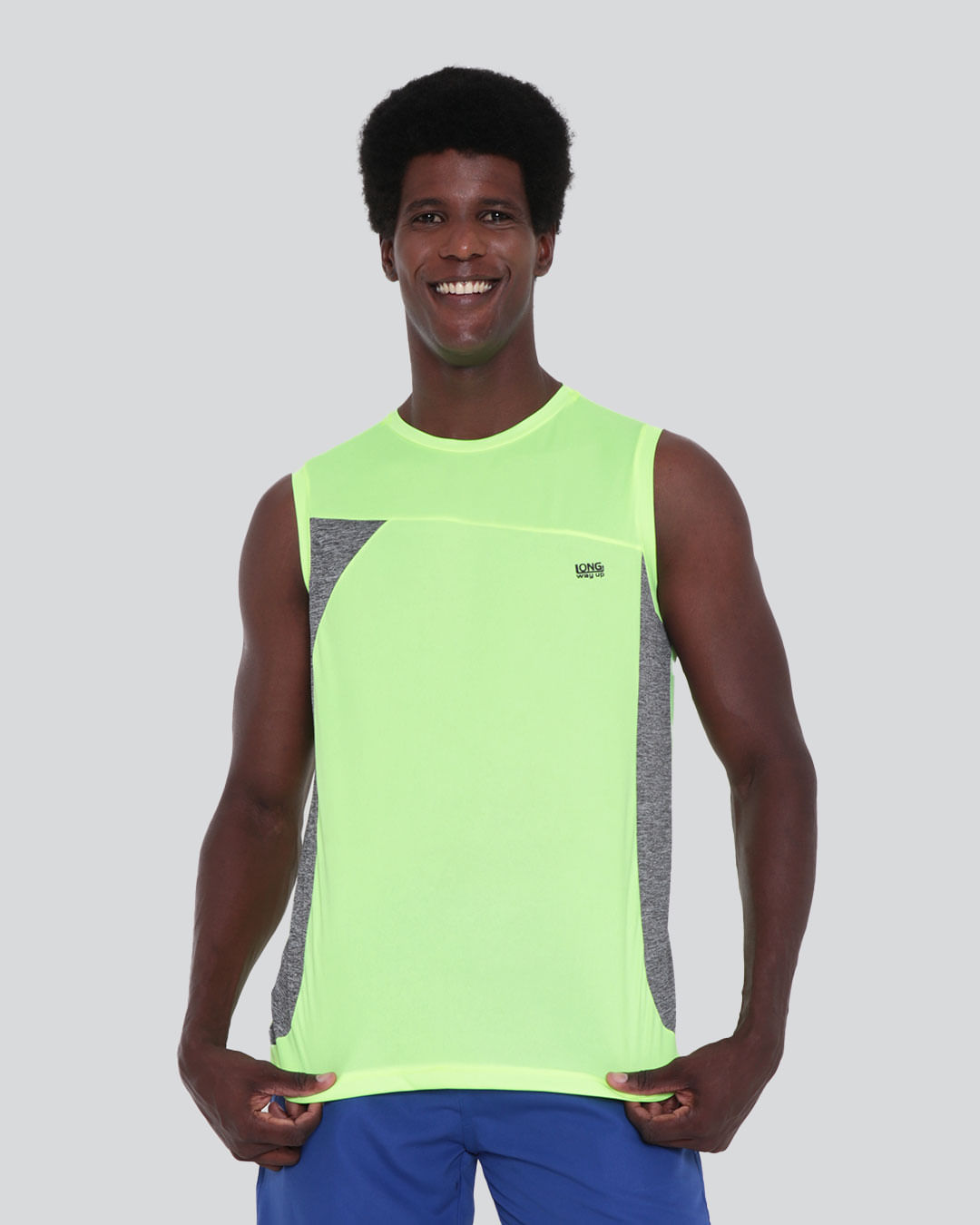 Regata-Masculina-Fitness-Neon-Amarela