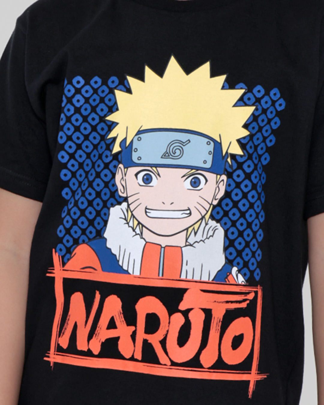 Camiseta-Infantil-Naruto-Preta