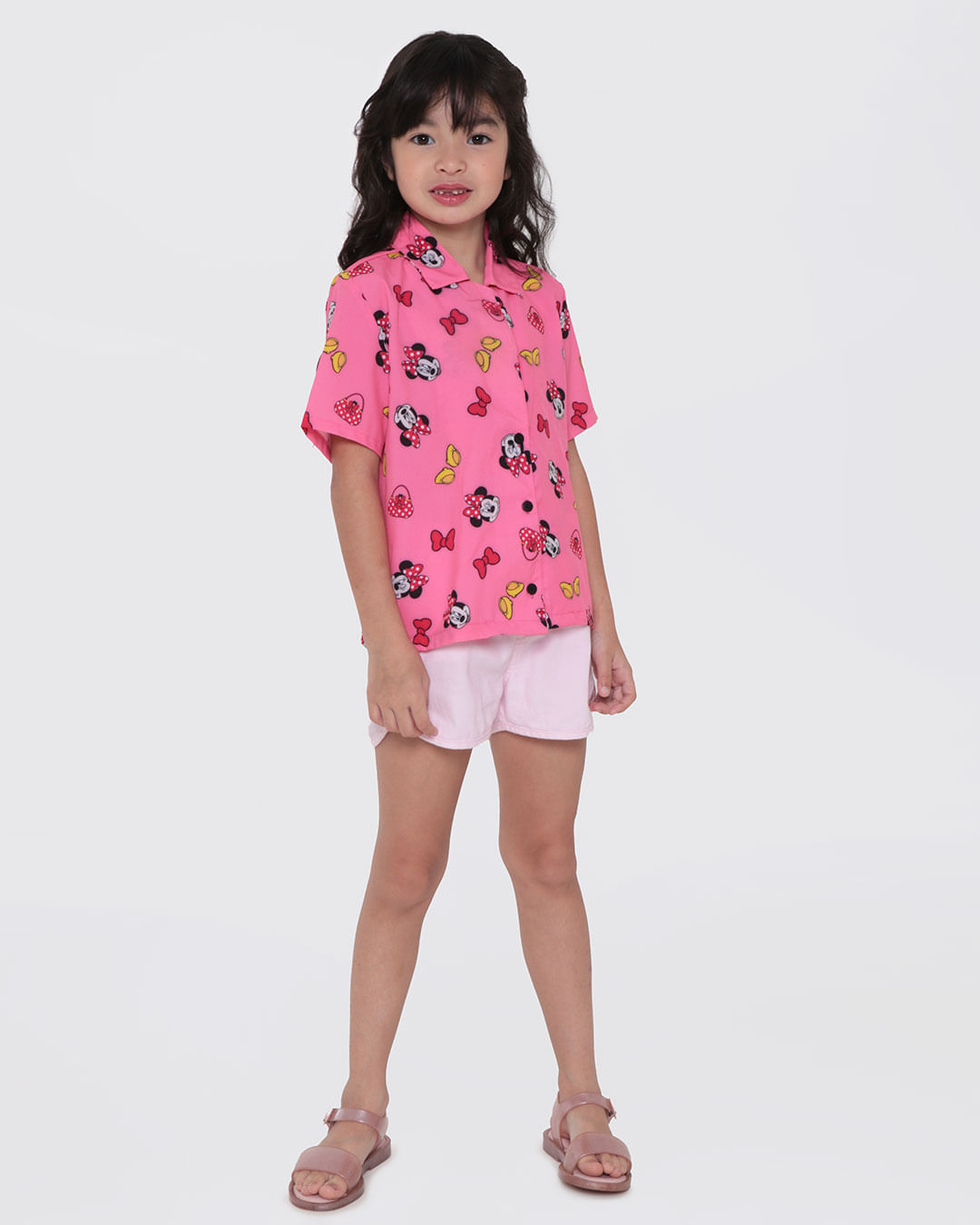 Camisa-Infantil-Minnie-Mouse-Disney-Rosa