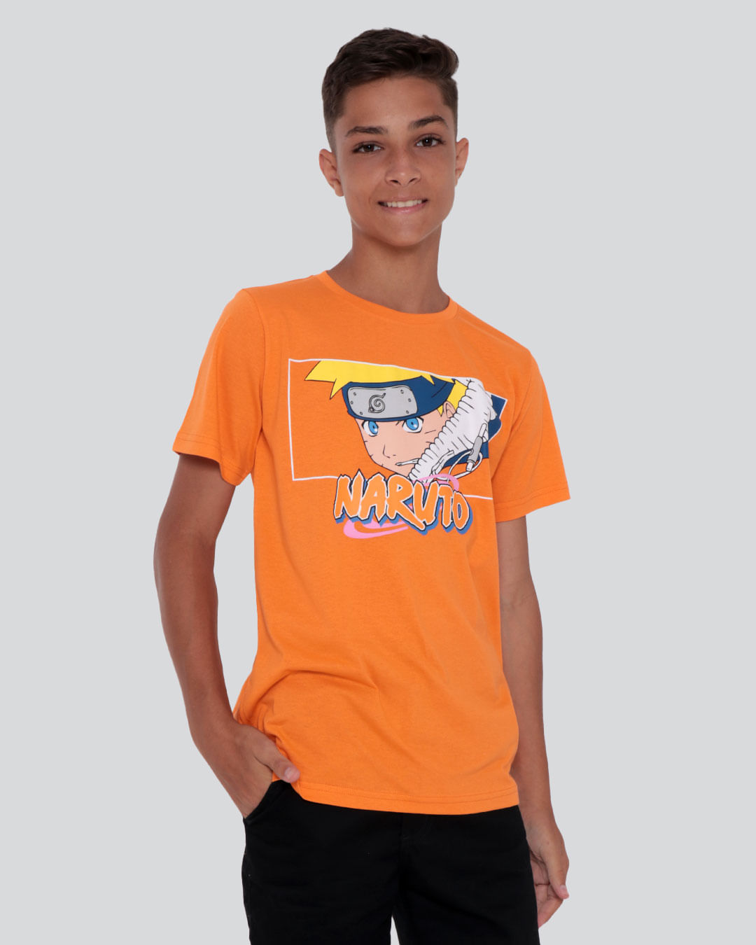 Camiseta-Juvenil-Estampa-Naruto-Laranja-Claro