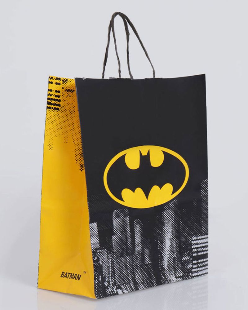Sacola Simples Estampa Batman Preta| Lojas Torra - Lojas Torra