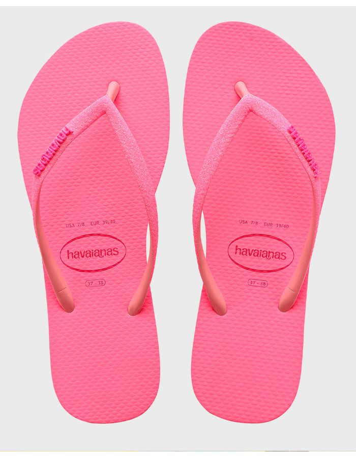 Chinelo-Havaianas-Feminino-Slim-Gliter-Neon-Rosa