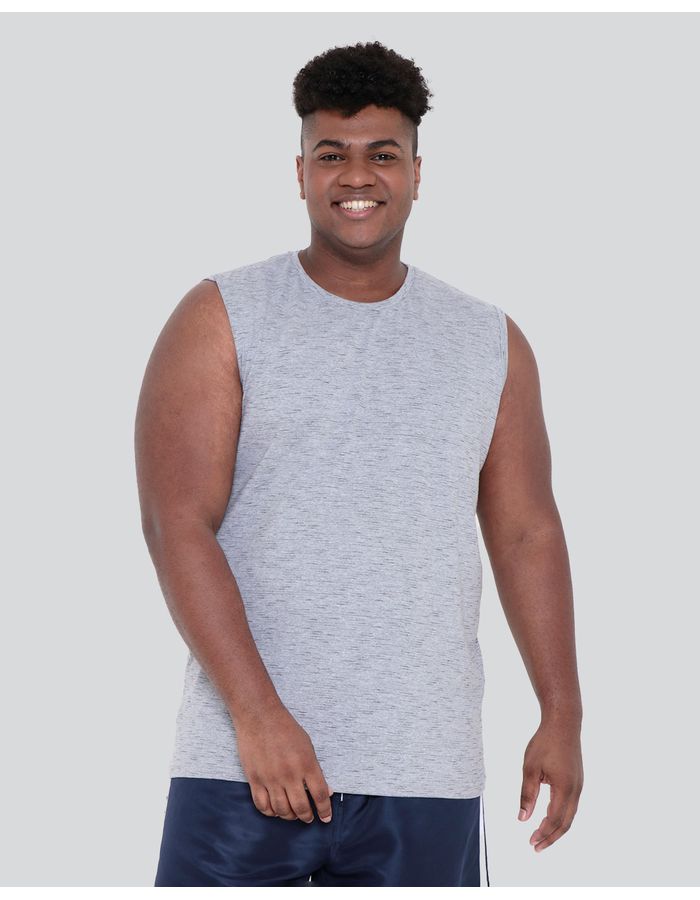 Regata-Masculina-Plus-Size-Flame-Cinza