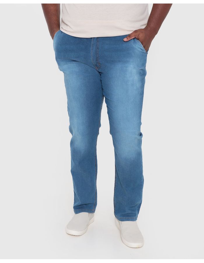 Calca-Jeans-Masculina-Plus-Size-Reta-Azul-Medio