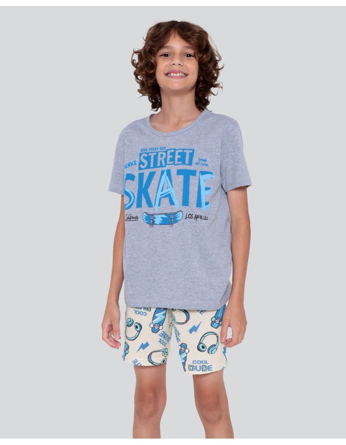 Pijama-Juvenil-Estampa-Skate-Cinza-Medio