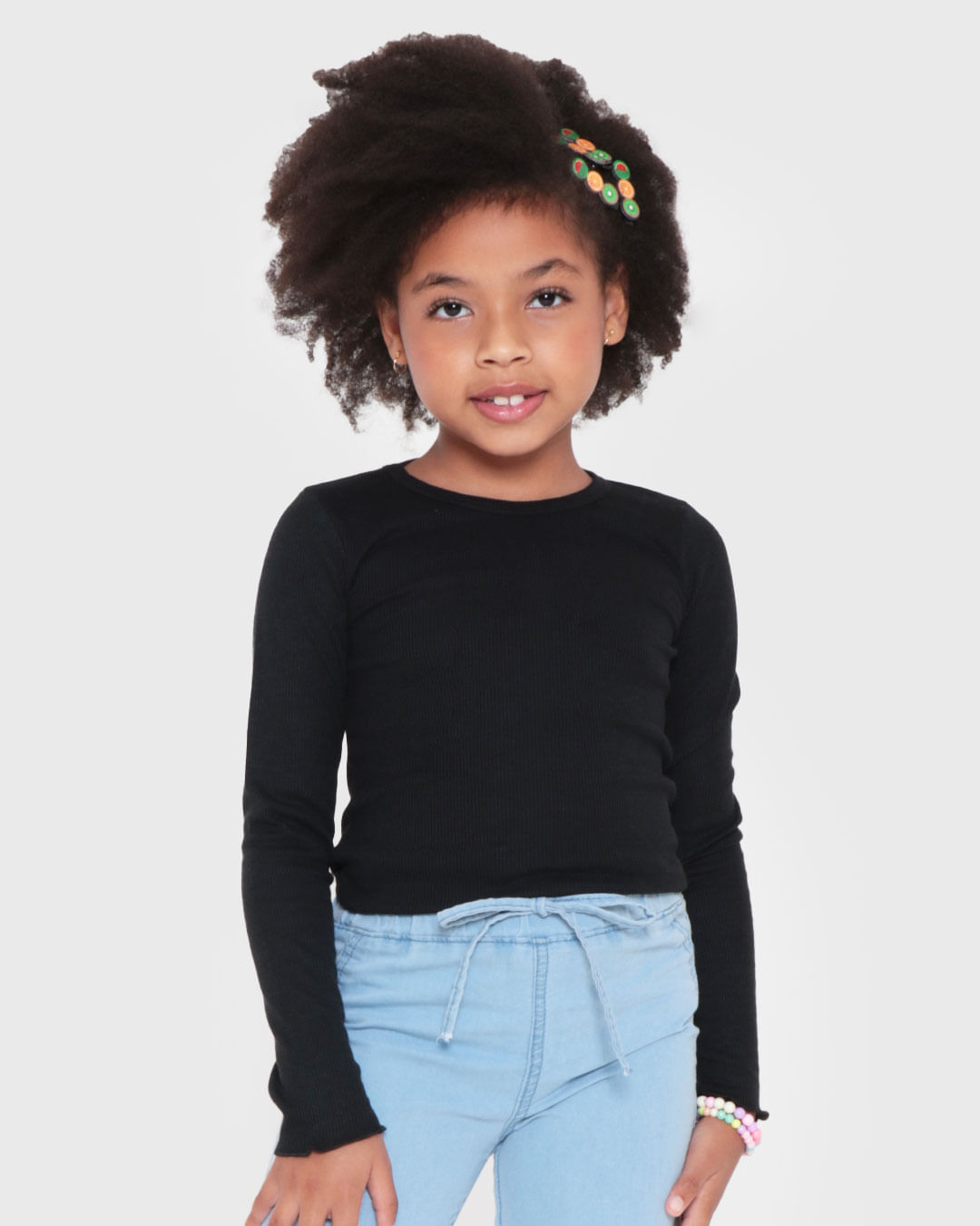 Blusa-Infantil-Canelada-Manga-Longa-Preta