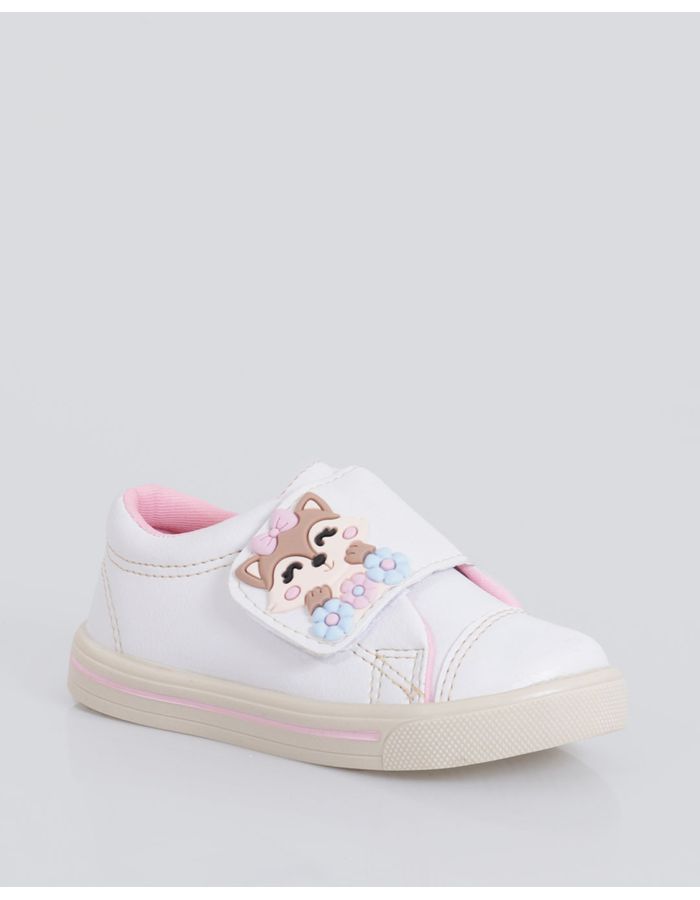 Tenis-Bebe-Raposinha-Com-Velcro-Bege-Medio