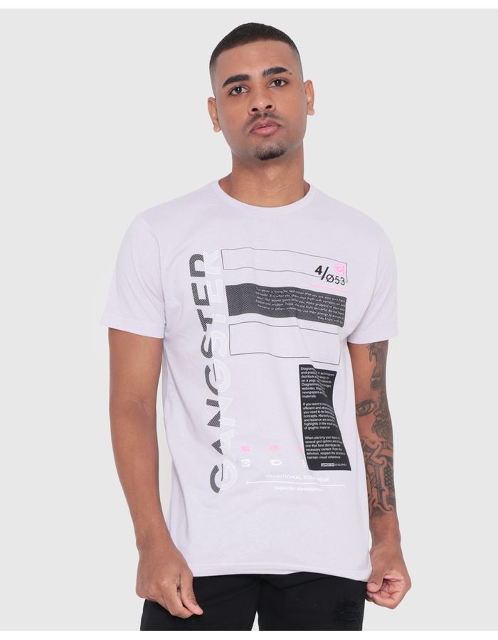 Camiseta-Masculina-Estampada-Gangster-Lilas