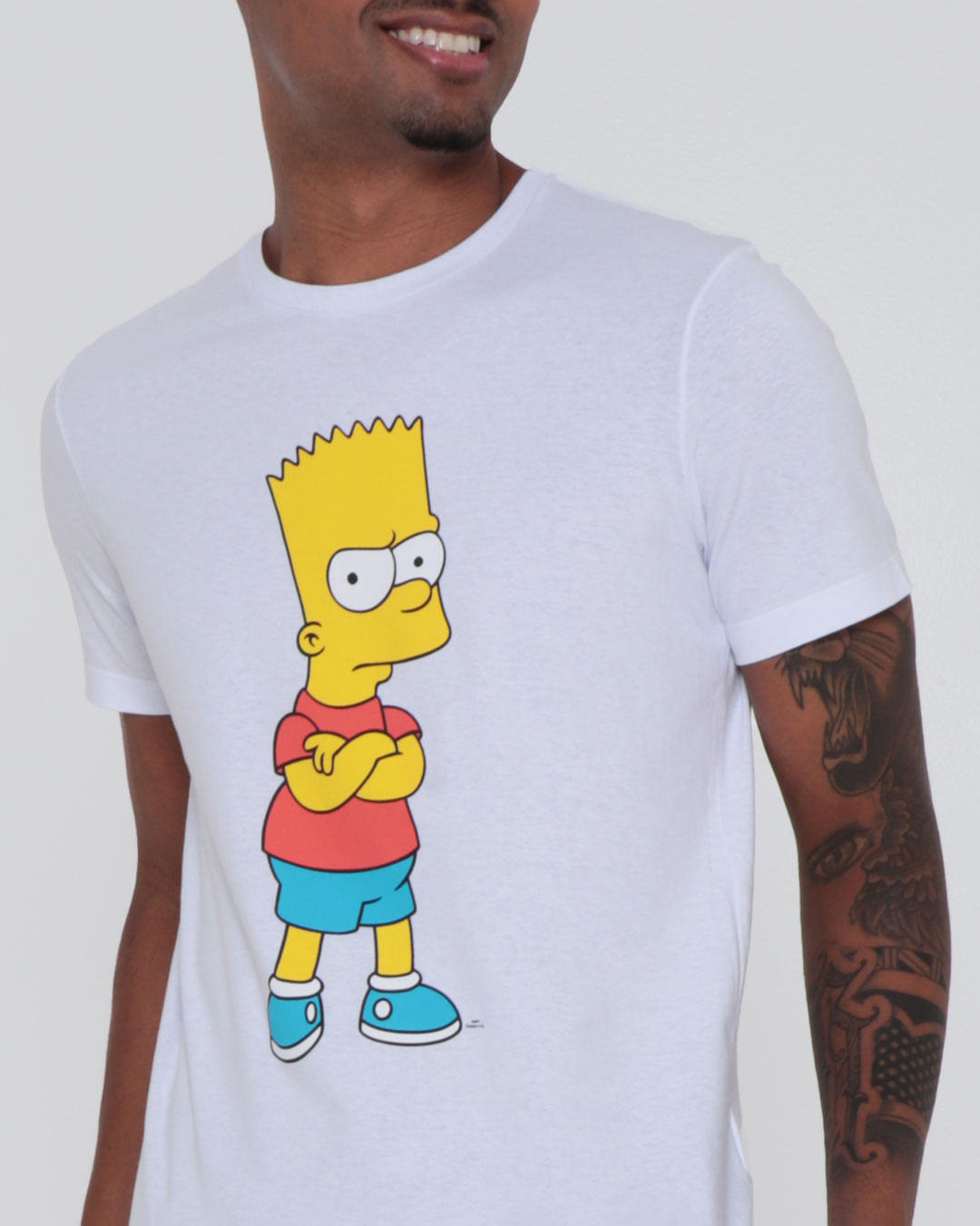 Camiseta-Masculina-Simpsons-Branca