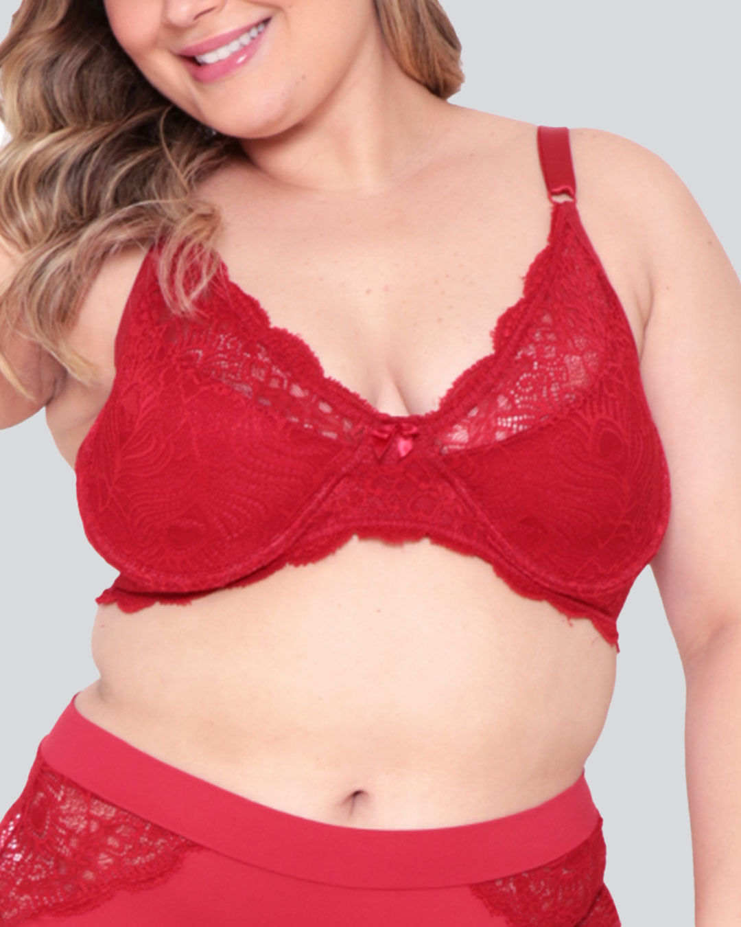 Sutia-Plus-Size-Feminino-Avulso-Sem-Bojo-Vermelho