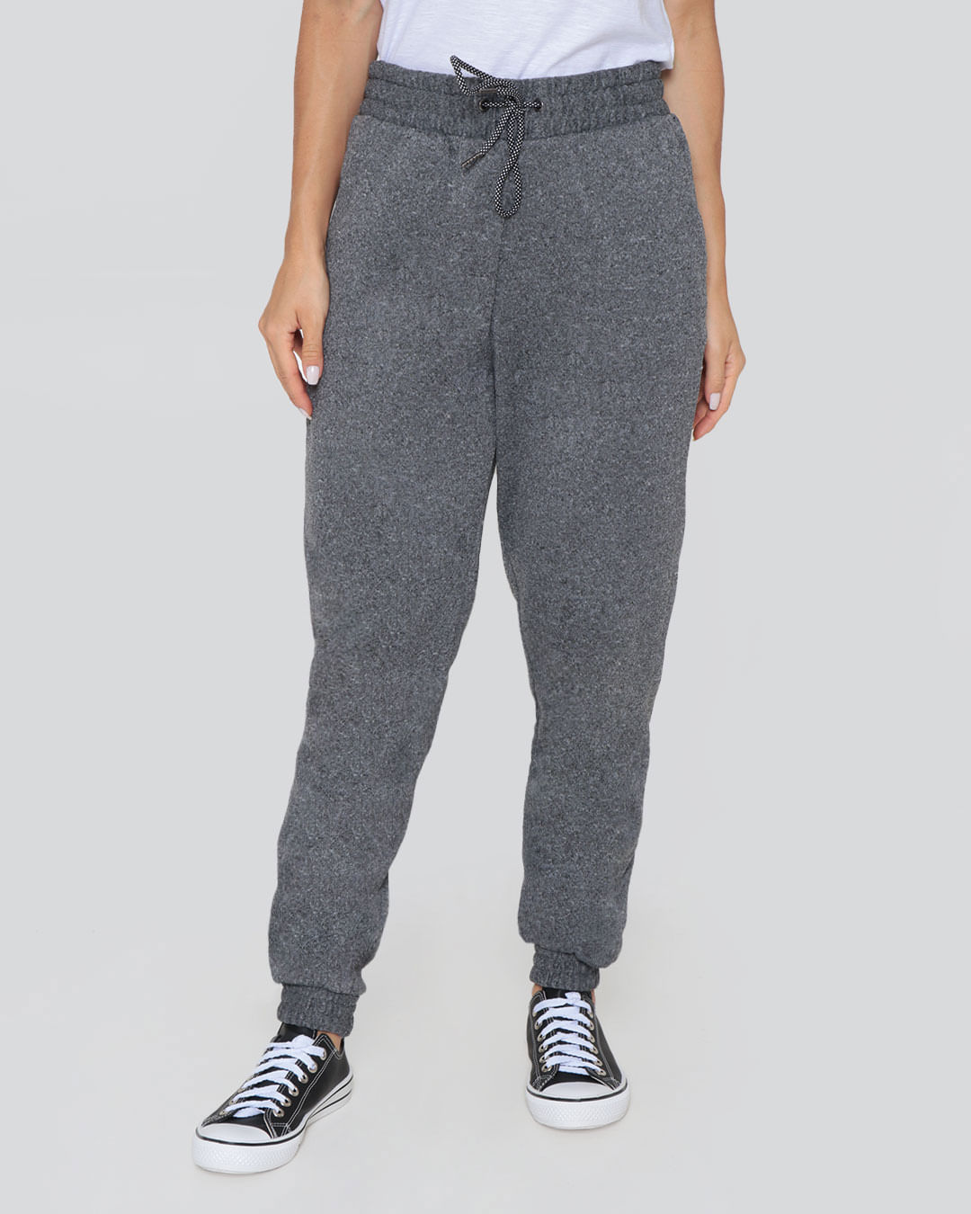 Calca-Moletom-Feminina-Jogger-Mescla-Escura