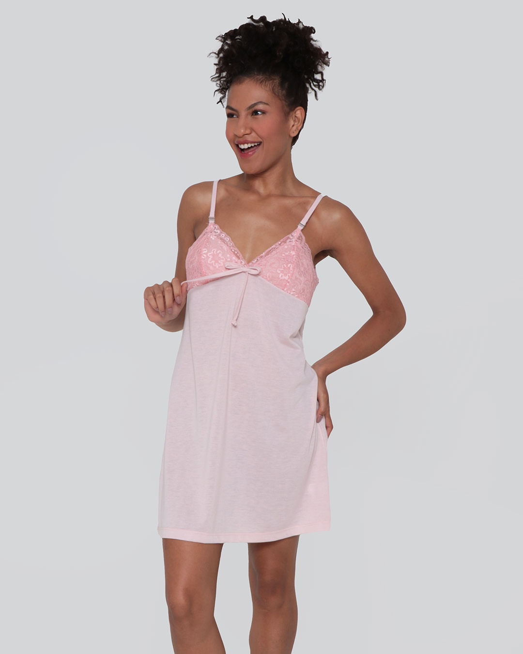 Camisola-Feminina-Alcinha-Renda-Rosa