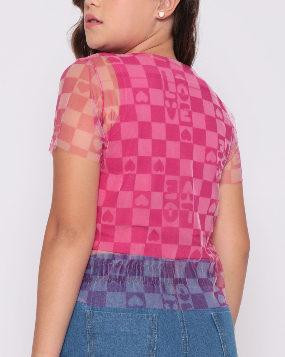 Blusa-Juvenil-Tule-Xadrez-Love-Rosa-Escuro