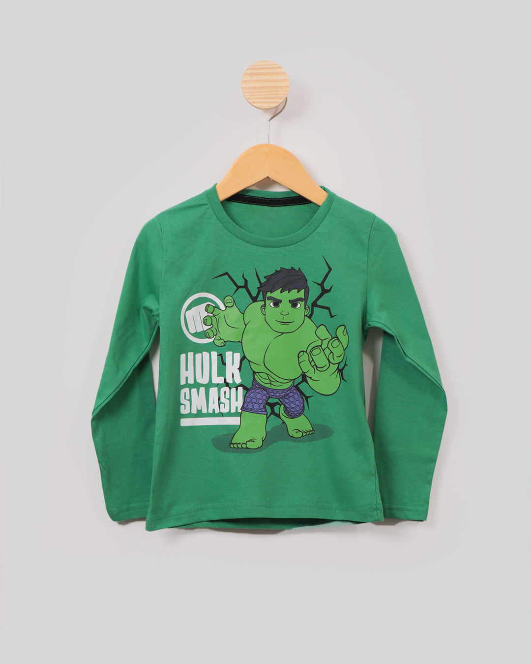 Camiseta-Bebe-Hulck-Marvel-Verde