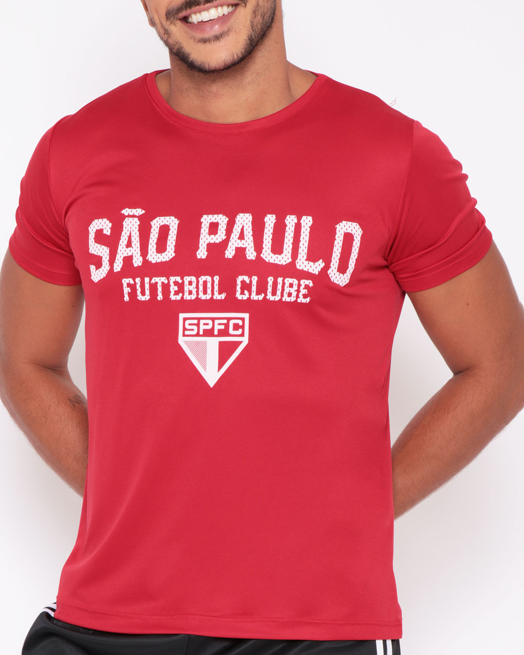 Camiseta-Masculina-Esporte-Time-Sao-Paulo-Vermelha