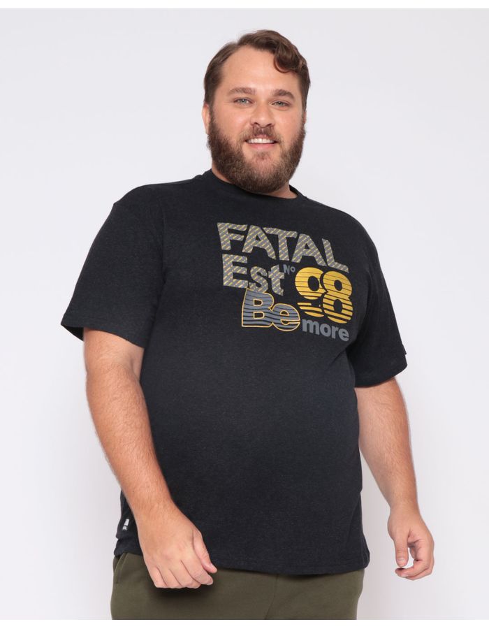 Camiseta-Plus-Size-Masculina-Estampa-Fatal-Preta-