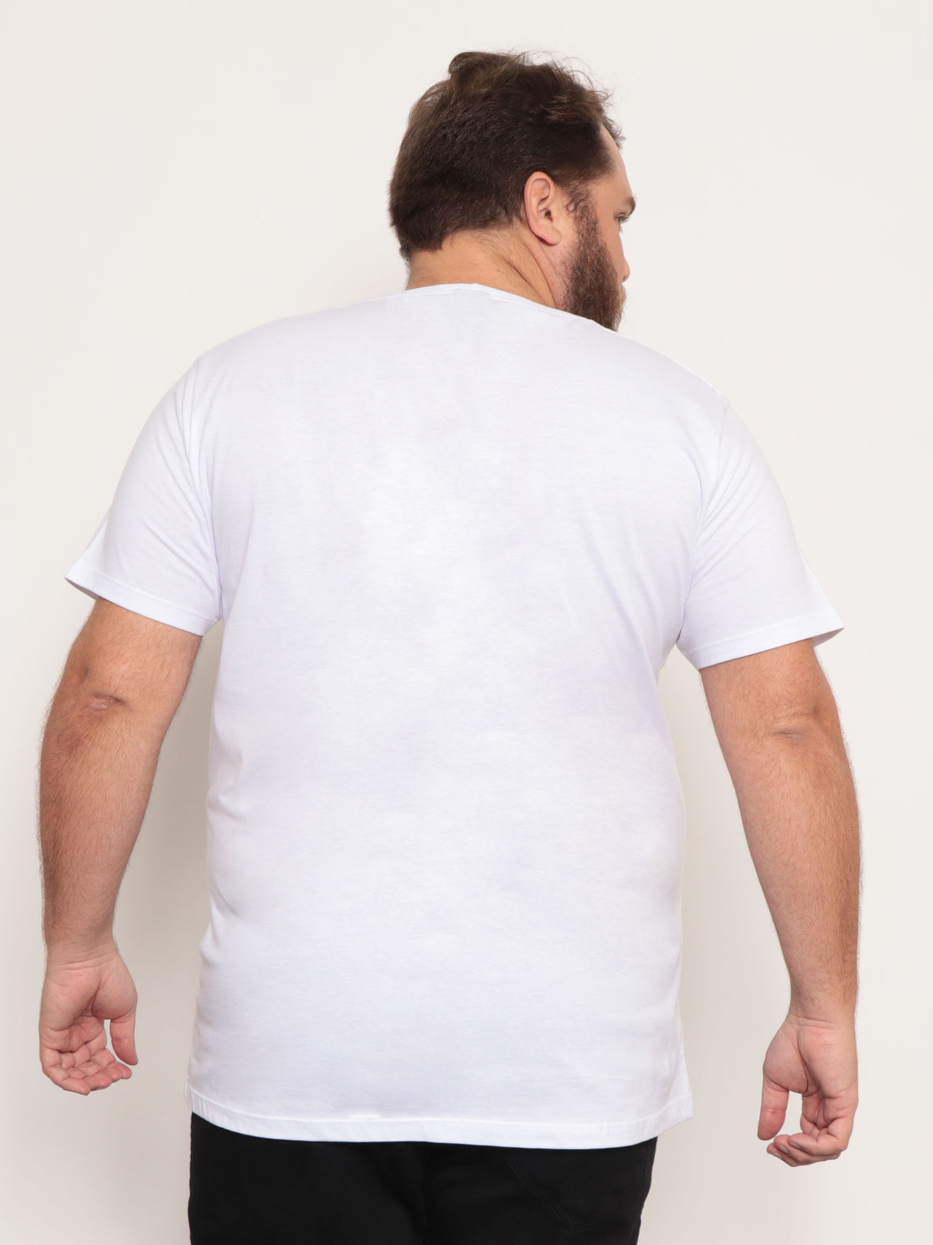 Camiseta-Masculina-Plus-Size-Recorte-Branca