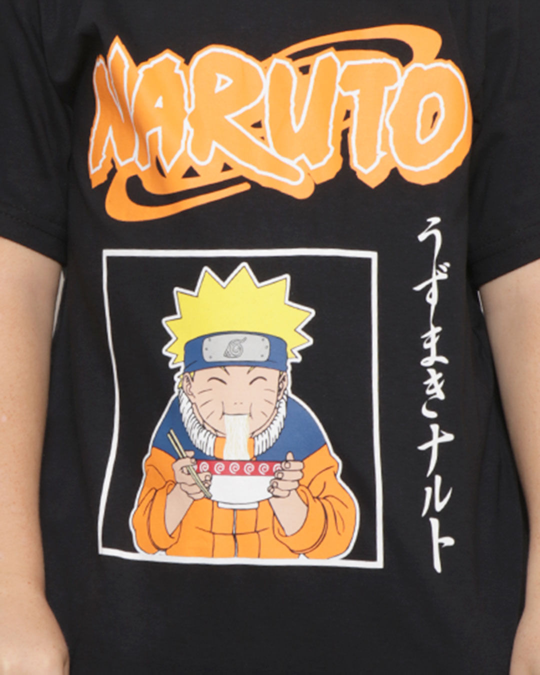 Camiseta-Infantil-Estampa-Naruto-Preta