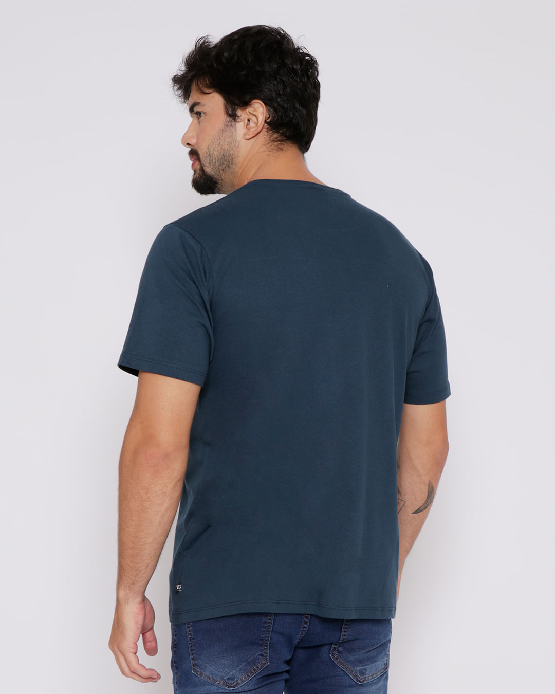 Camiseta-Masculina-New-England-Marinho