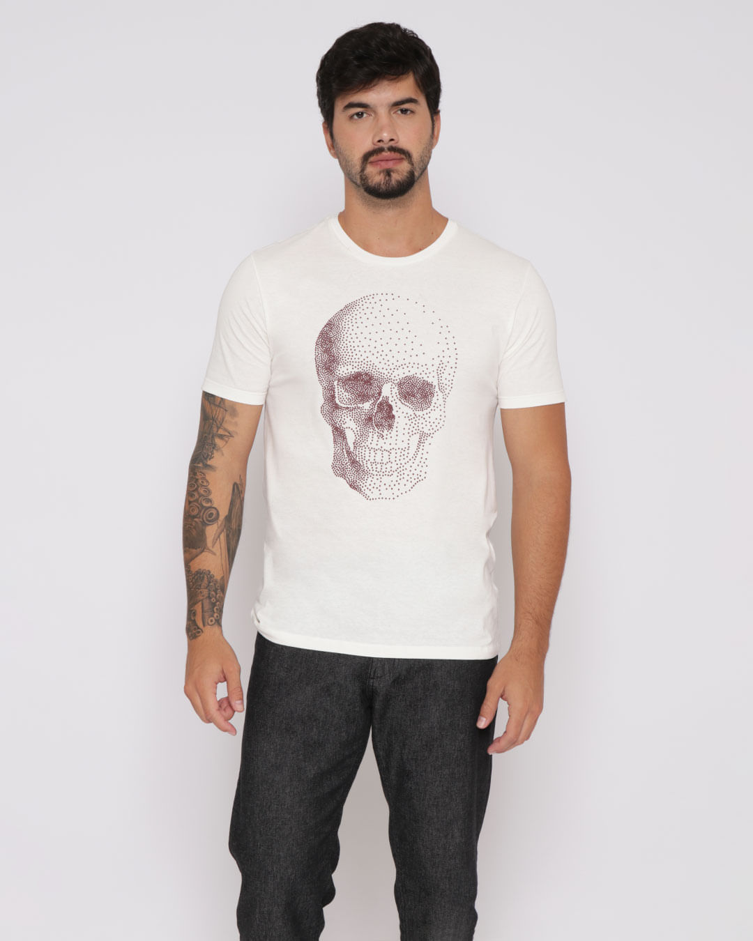 Camiseta-Masculina-Estampa-Alto-Relevo-Caveira-Off-White