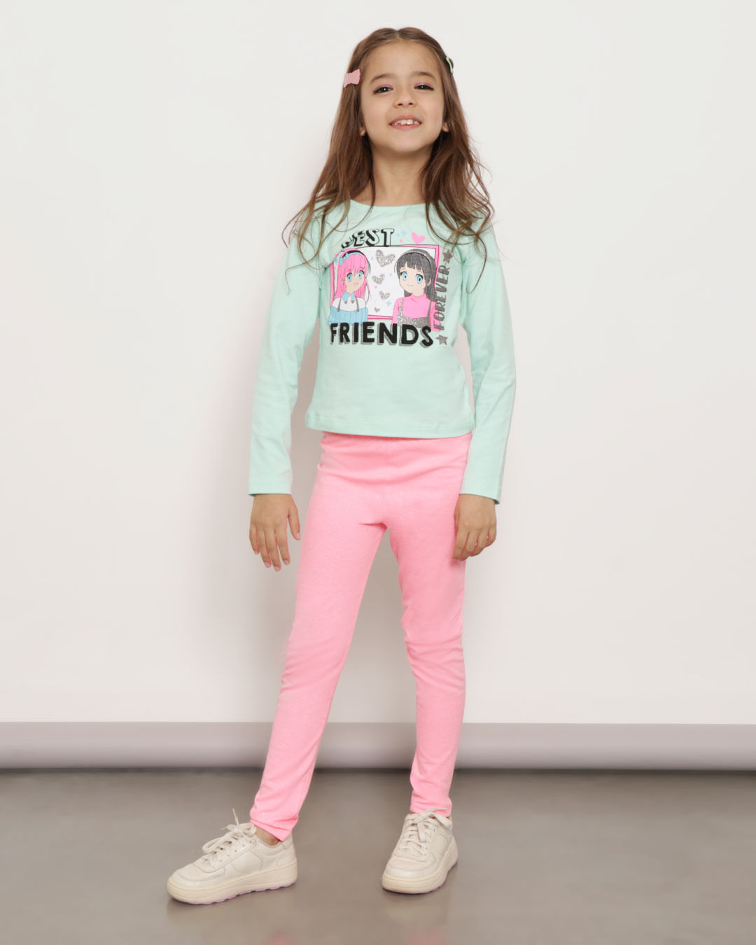 Calca-Legging-Infantil-Glitter-Neon-Rosa